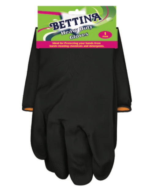 Gant de travail BETTINA noir et robuste T L