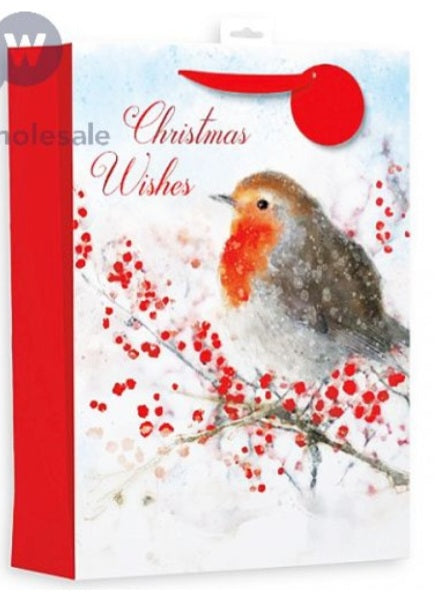 Sac Cadeau Noël Robin XL