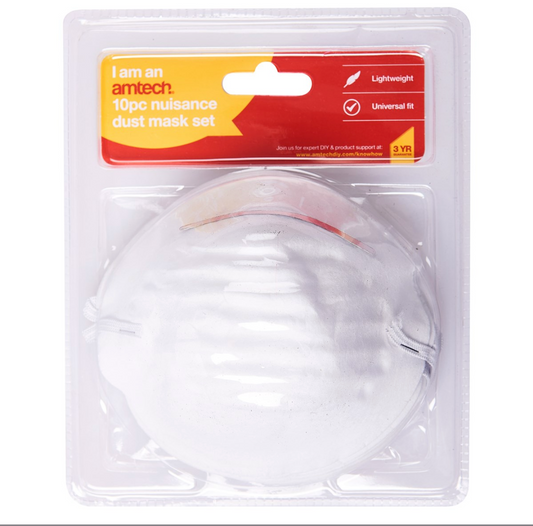 10 Piece nuisance dust mask set