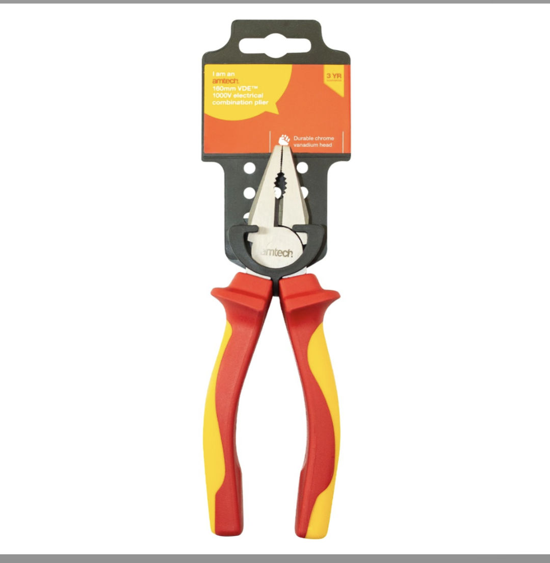 160mm VDE combination plier