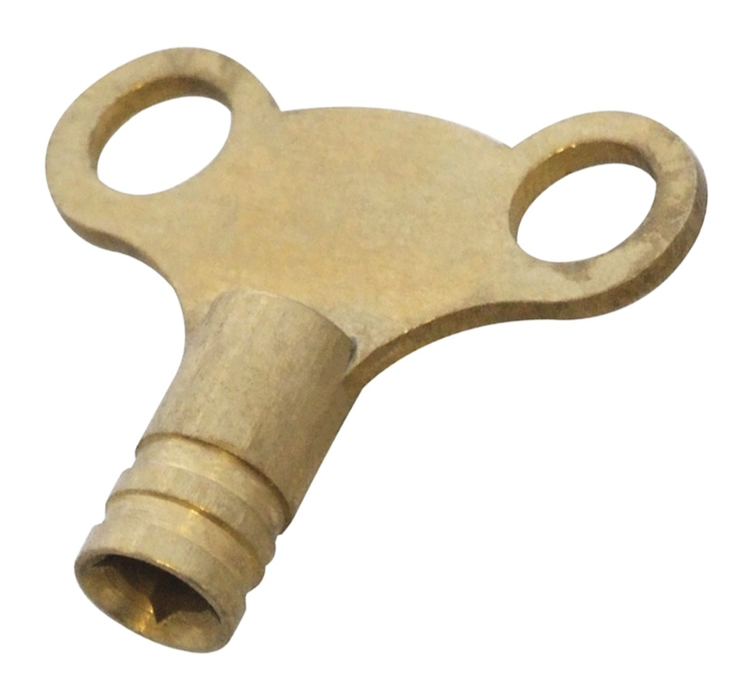 Brass radiator key