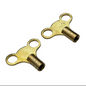 2 Piece brass radiator key set