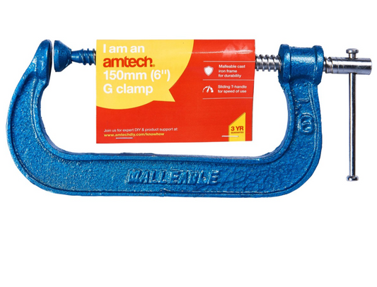 AMTECH 150mm (6”) G CLAMP