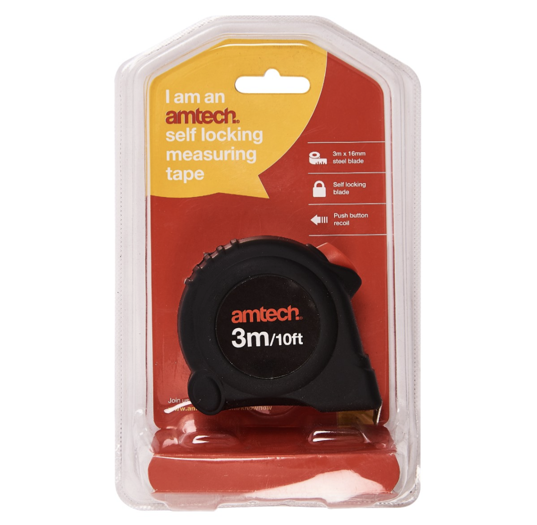 3m x 16mm Self-locking measuring tape