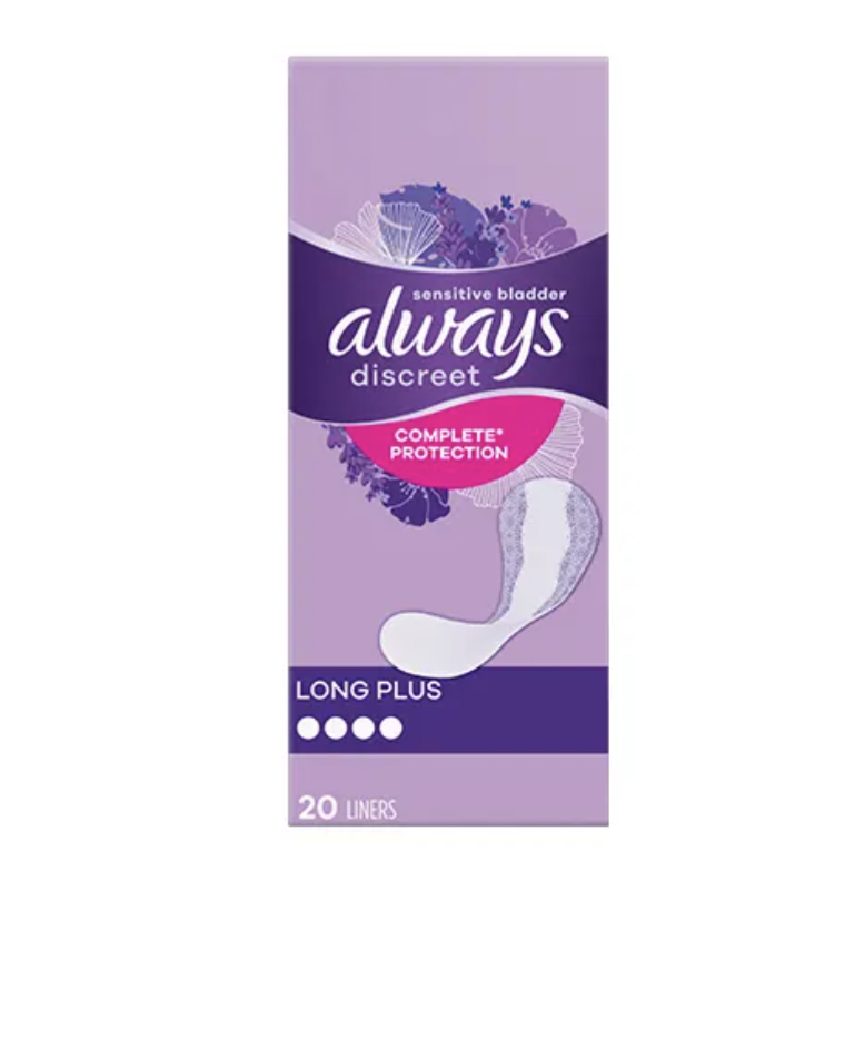 Always Discreet Incontinence Liners Plus 20 liners