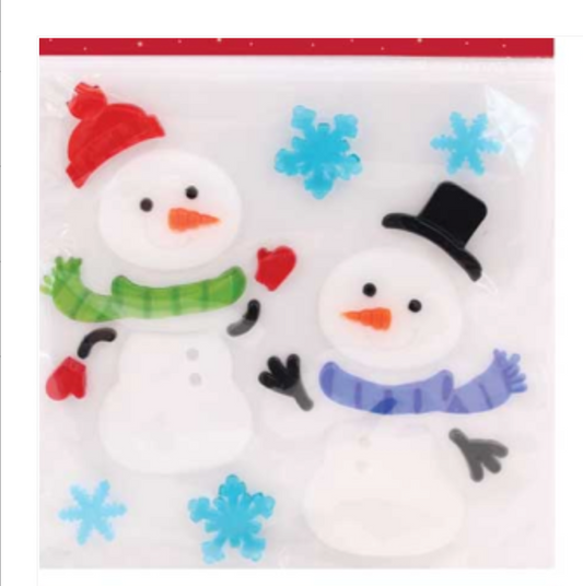Décorations de fenêtre en gel