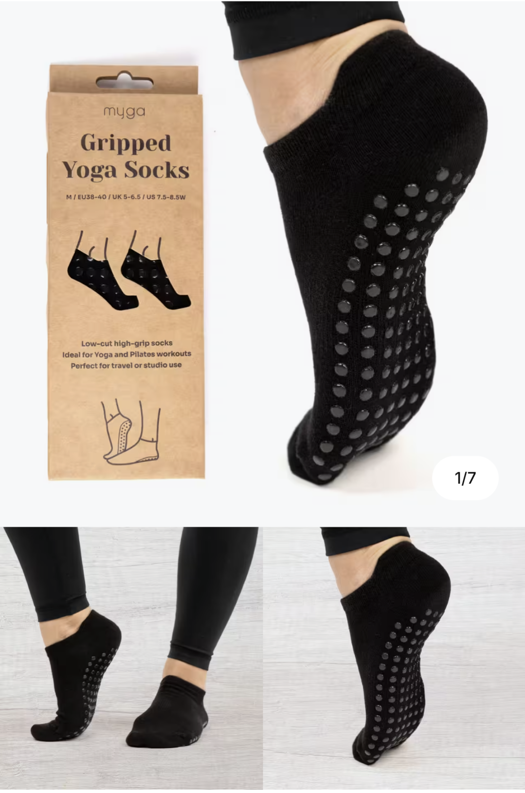 Myga Grip Yoga Socks