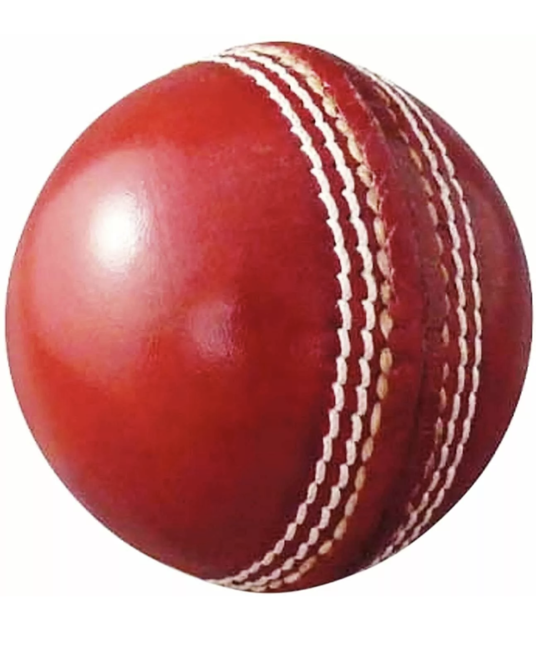 Balle de cricket en cuir pleine, cousue main, longue durée (lot de 1)