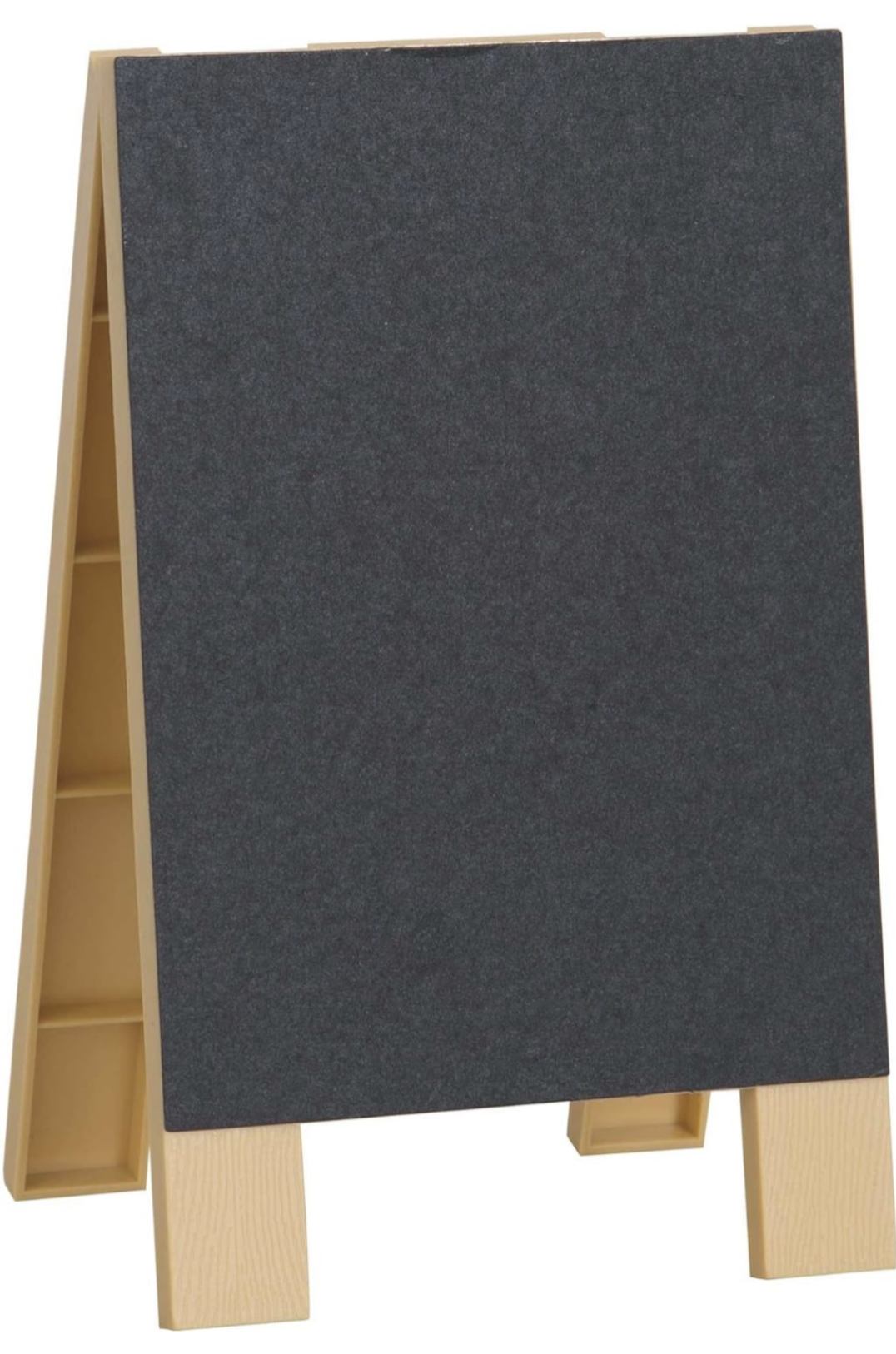 Mini Black Chalkboard Easel with Chalk (11cm x 21cm) 1 Piece - Compact & Stylish Black