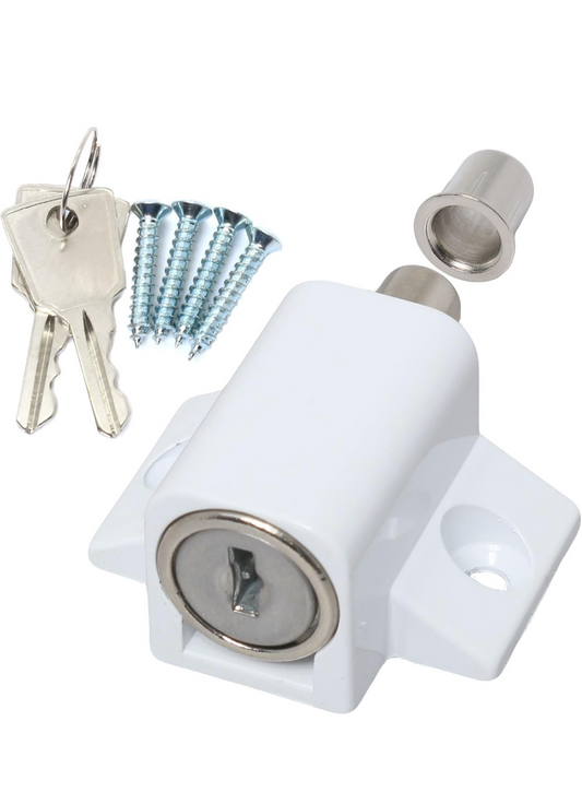 Patio Door Lock Matt White