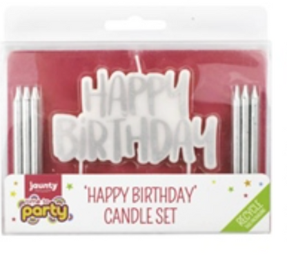 Happy Birthday candle Set