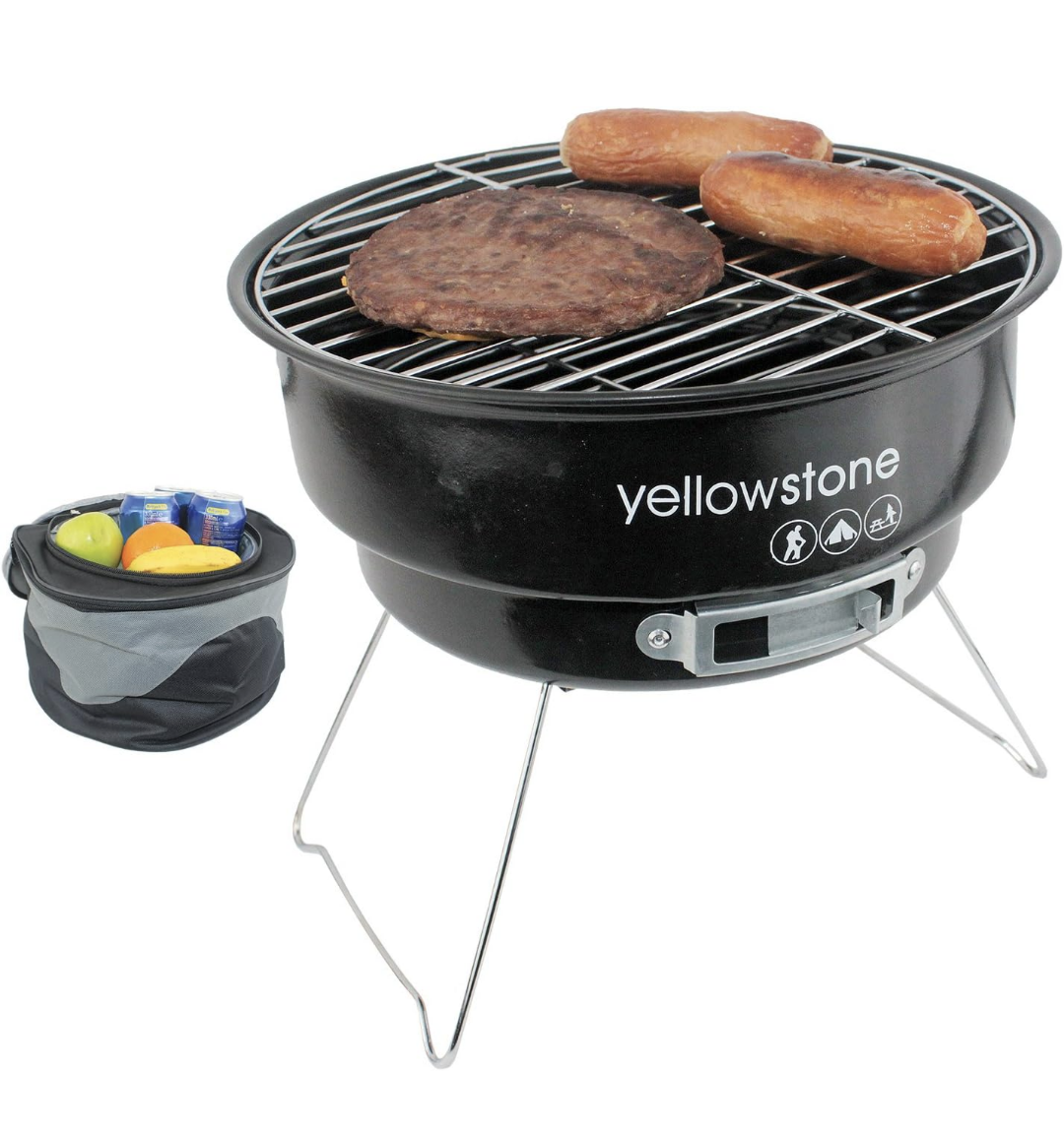 Yellowstone Unisex Outdoor BBQ Set with Cooler Bag