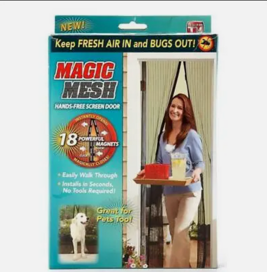 PMS Moustiquaire de Porte Magnétique avec Fermeture Automatique Anti-Mouche Anti-Insectes