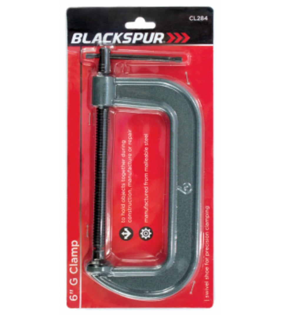 BLACKSPUR 6" G CLAMP