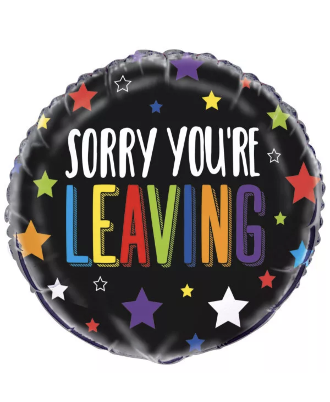 Sorry You're Leaving Round Foil Balloon 18"