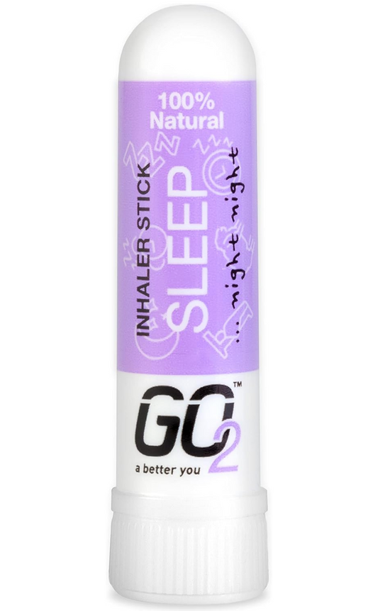 GO2 Inhaler Sleep Stick — Essential Oils for Convenient On-The-Go Use —Natural, Synthetic-Free, and Cruelty-Free (1ml Tube)