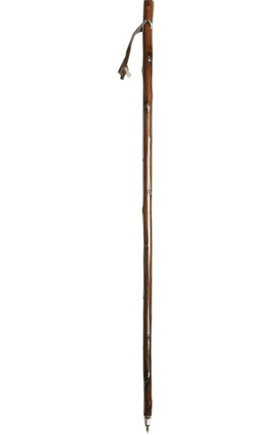 Chestnut Hiking Stick with Spike Ferrule