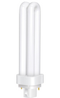 2-Pin G24d-3 PLC Tube Light 26W, Warm White Light 2700K, 1600LM, 2U Double Rotating Tube