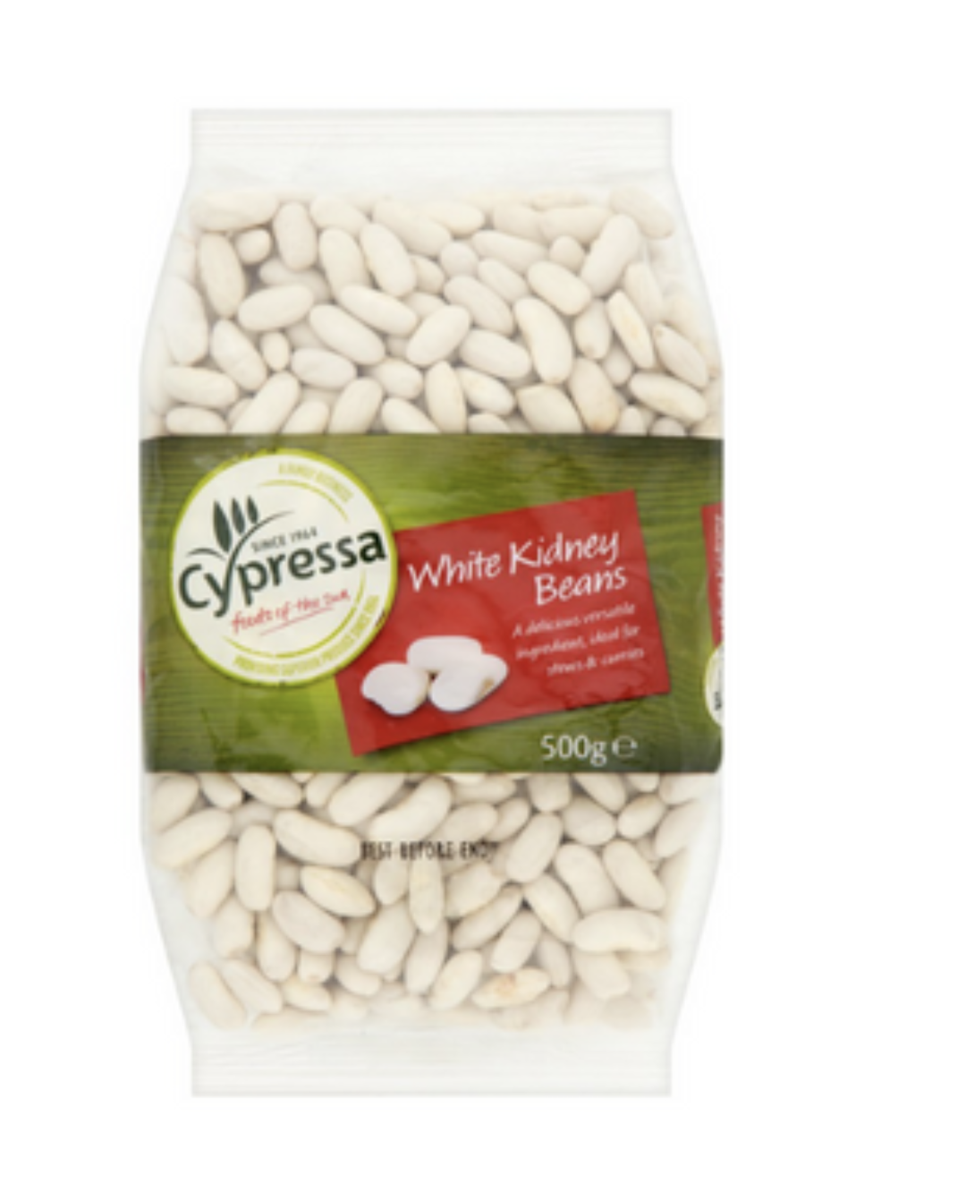 CYPRESSA WHITE KIDNEY BEANS 500g