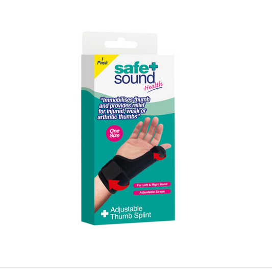 Attelle de pouce réglable, sûre et efficace