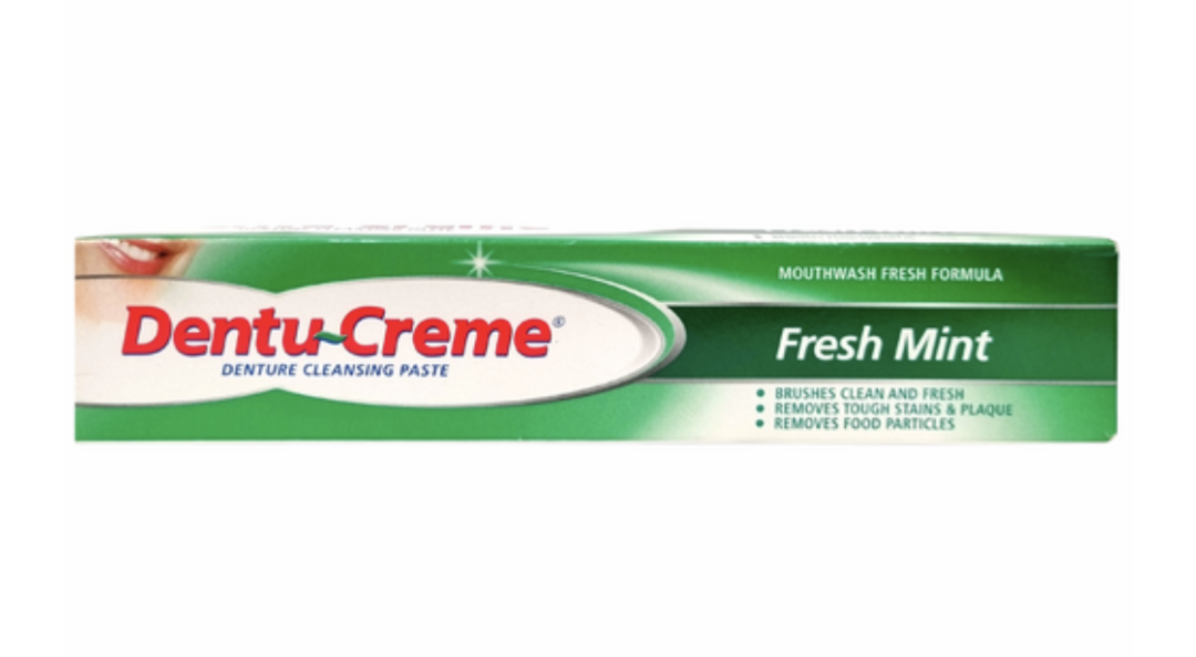 Dentu-Creme - Denture Cleansing Paste - Fresh Mint - 75ml