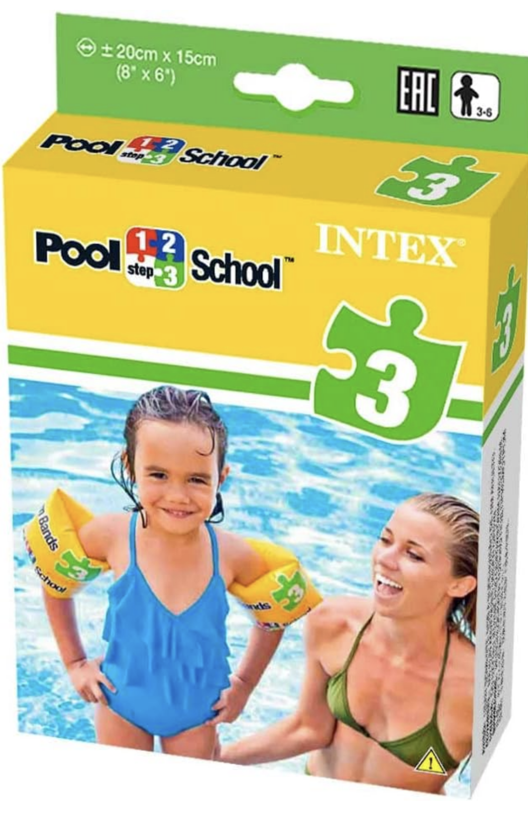 Intex INX56643 Roll Up Pool School Armbands, 20x15x0.1 cm