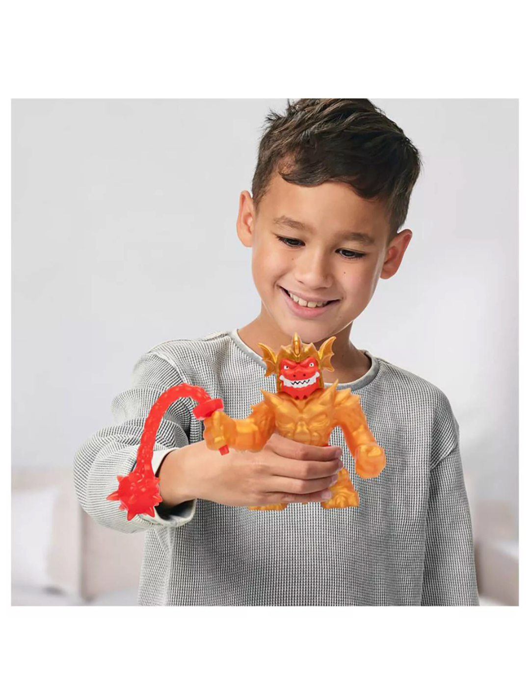 Heroes of Goo Jit Zu Stretch Strikers Pack Héro Deluxe - Figurine Blazagon pour enfants dès 4 ans