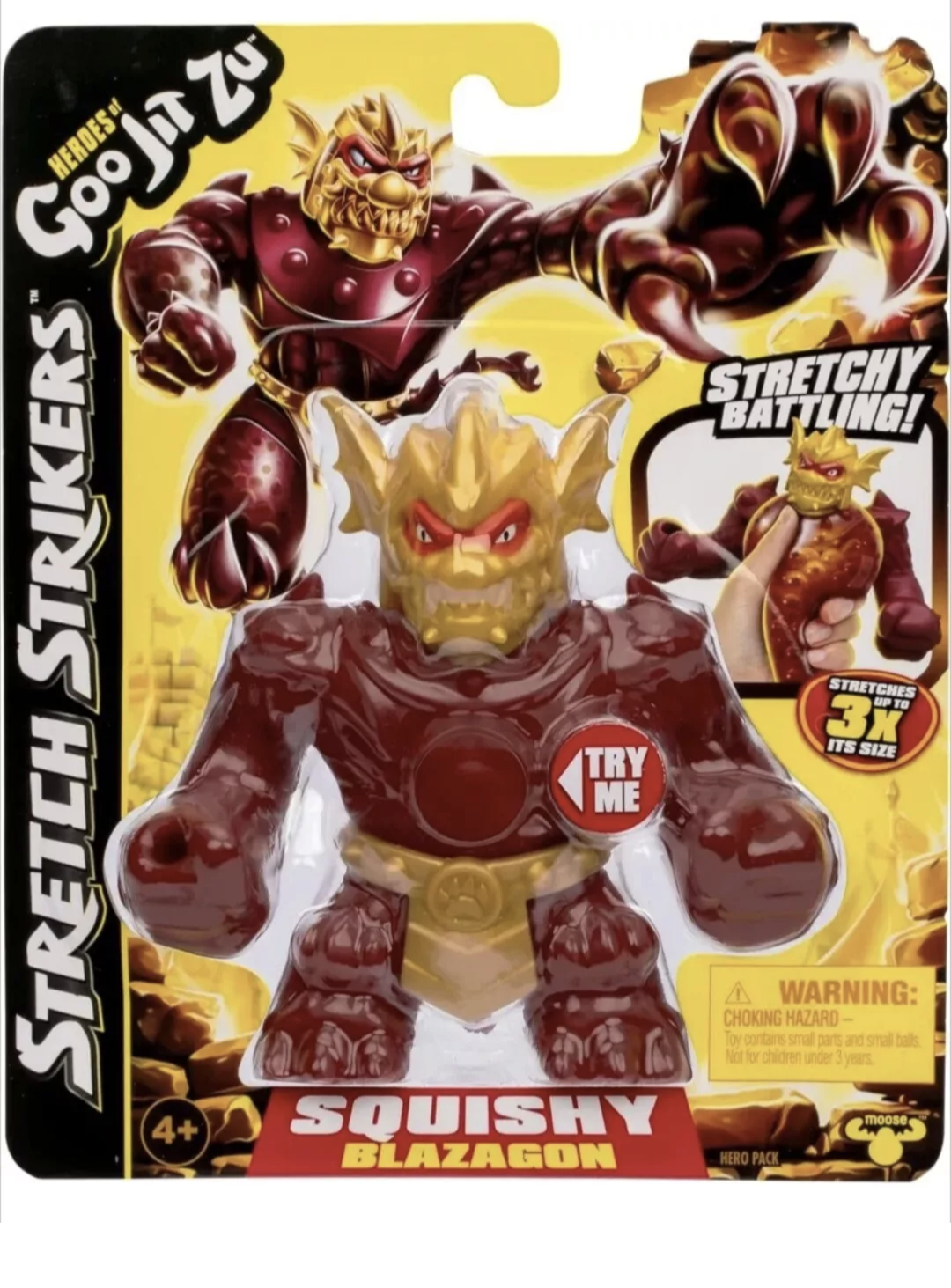 Héros de Goo Jit Zu Stretch Strikers Pack Héroïque Extensible BLAZAGON