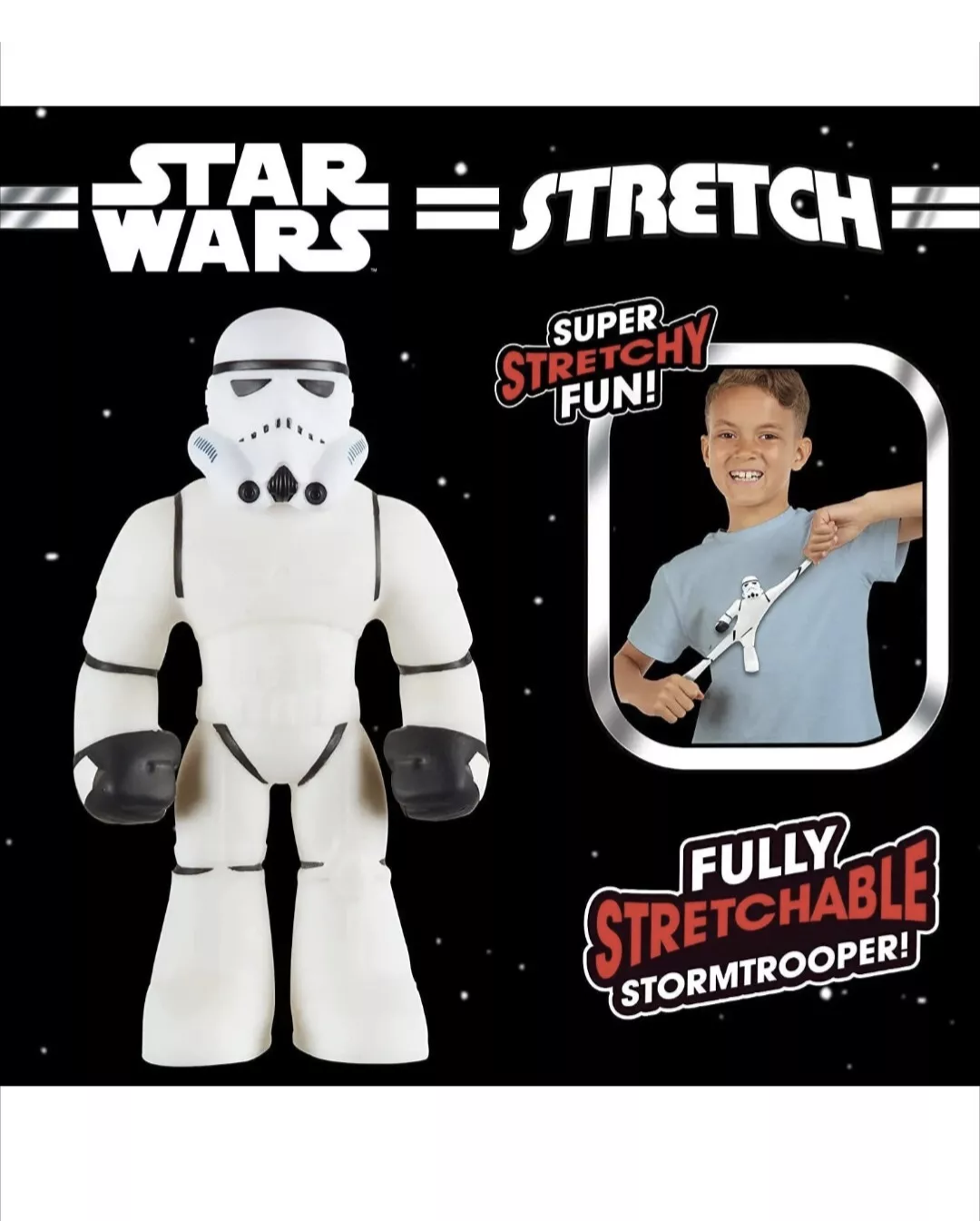 Stretch Star Wars Stormtrooper Stretchy Action Figure Retro Style