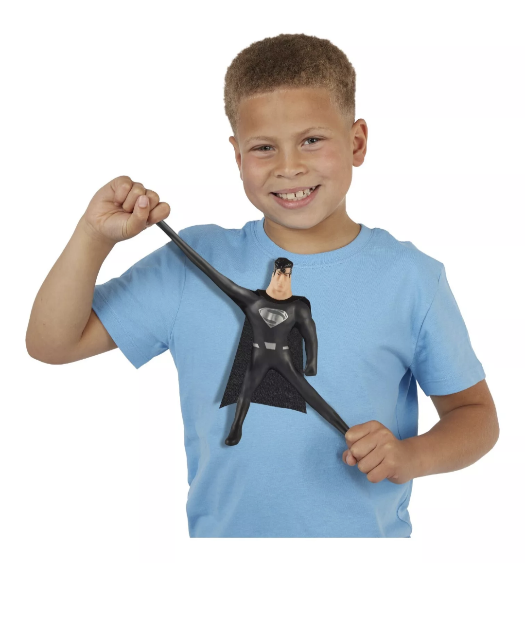 DC Comics Large Stretch SUPERMAN Action Figure Stretchable Kids Fun Toy