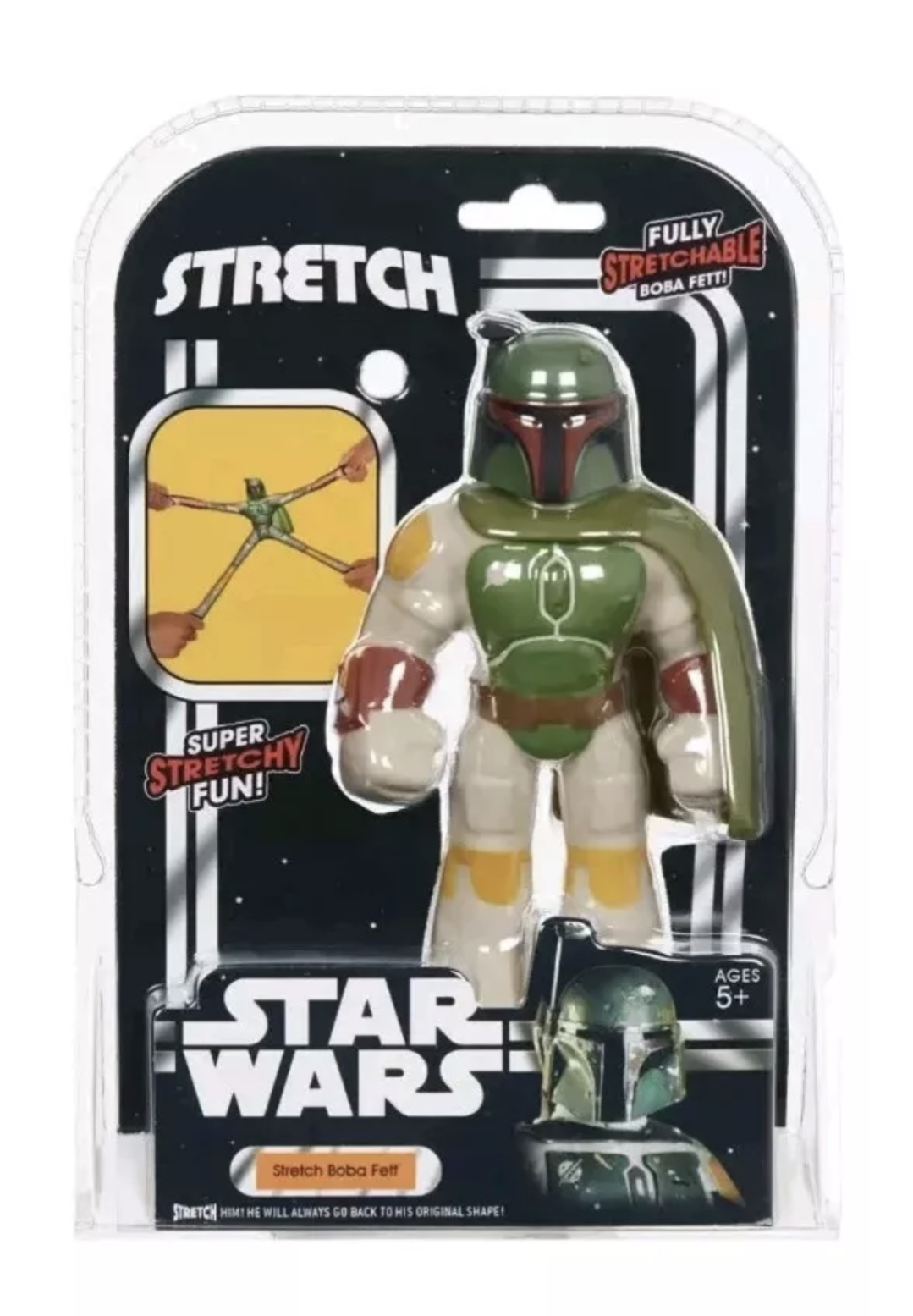 NOUVEAU Boba Fett Star Wars 7'' Extensible Stretch Armstrong