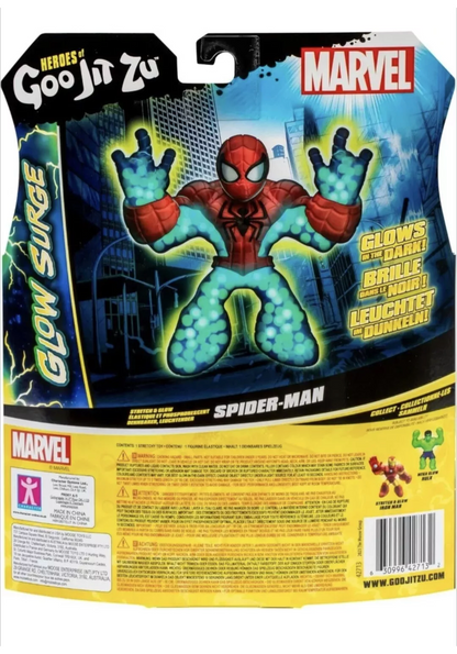 Heroes of Goo Jit Zu - Glow Surge Marvel - Stretch & Glow Spider-Man