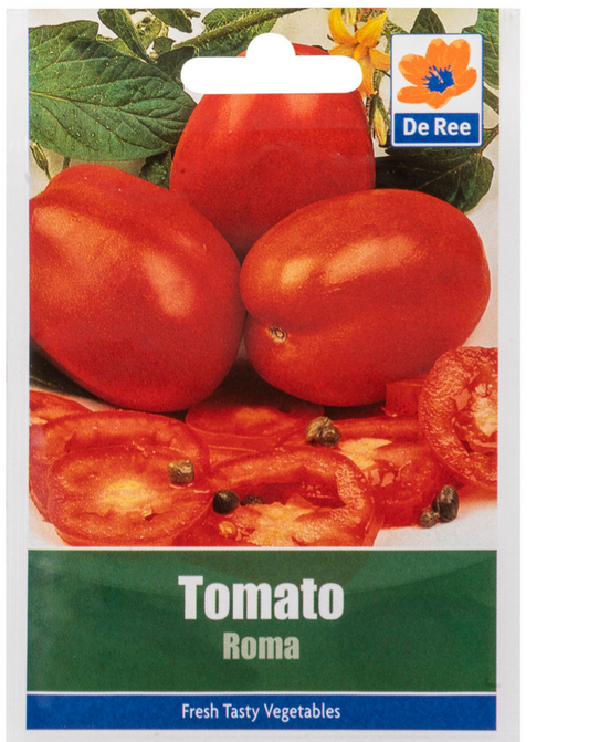 Sachet de graines de tomate Roma De Ree - Rouge