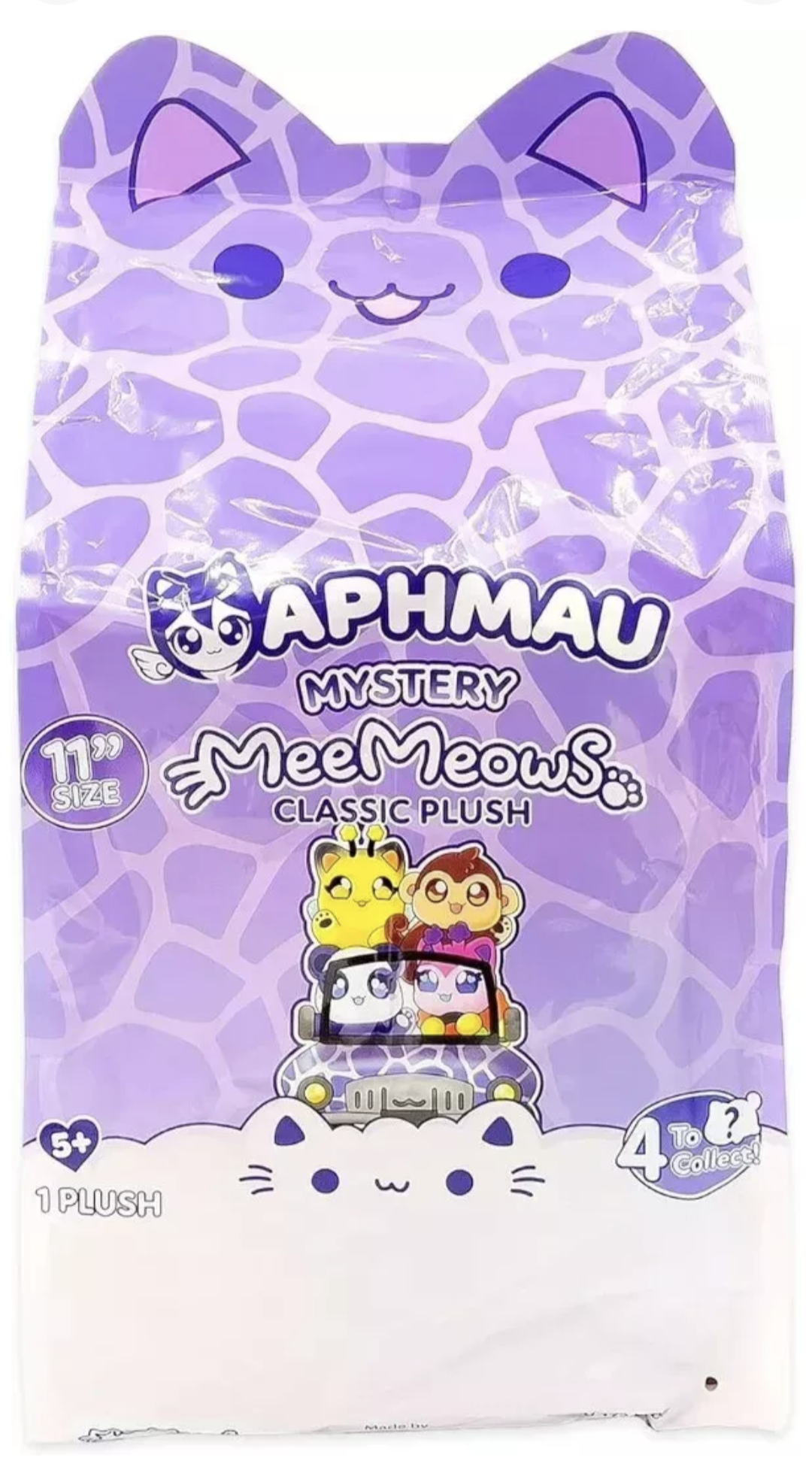 PELUCHE CLASSIQUE APHMAU MYSTERY MEEMEOWS - SAFARI (28 cm)