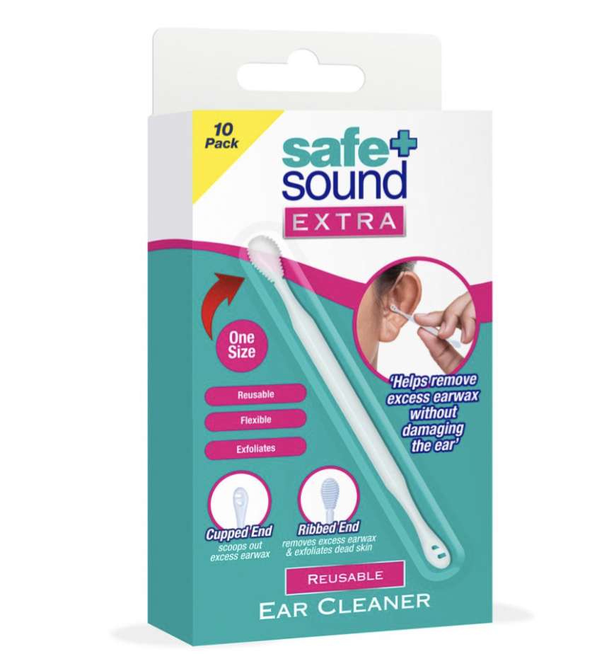 Safe and Sound Reusable Ear Cleaners, Pack of 10