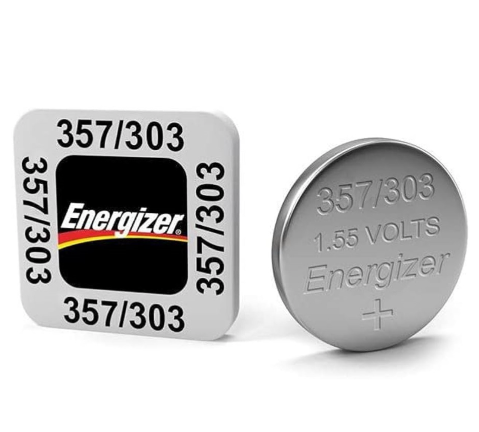 Energizer 357/303 1.5V Silver Oxide Watch Battery. 1 Pack