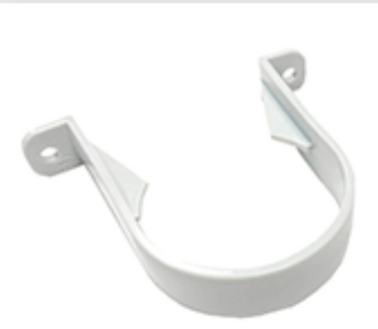 Colliers/Supports pour Tuyau de Descente d'Eau Pluviale Rond de 68mm, Gris