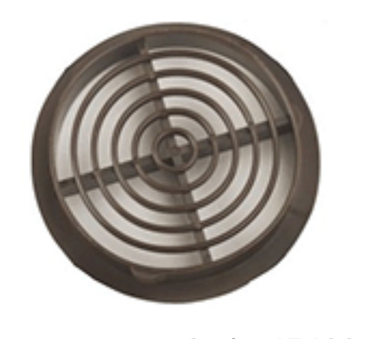 Round Soffit Vents, Brown 70mm Hole Diamete