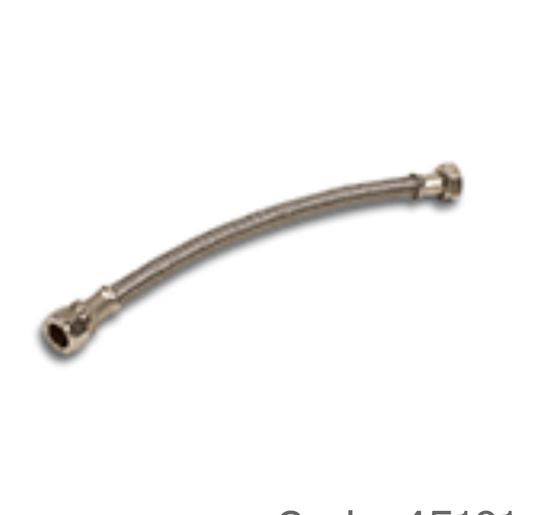 RACCORD FLEXIBLE DE ROBINET PLUMB 300mm 1x22mm raccord à compression + olive 1x3/4 BSP raccord à compression + joint