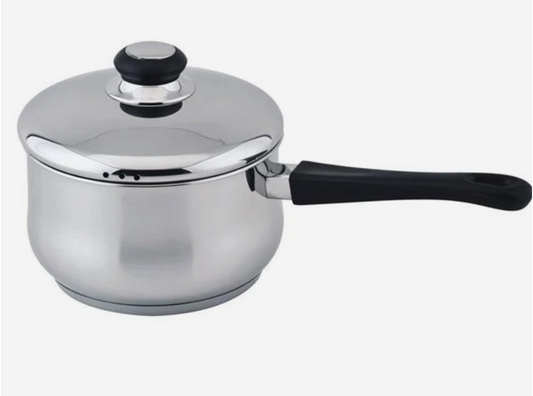 Casserole Steelux 16 cm avec couvercle - Acier inoxydable