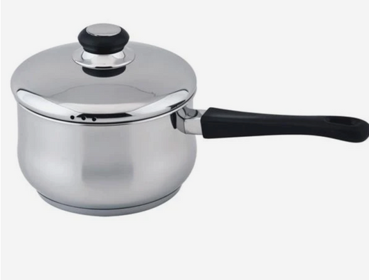 Casserole Steelux 20 cm avec couvercle - Acier inoxydable