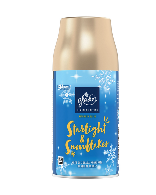 Recharge Glade Vaporisateur automatique Lumière étoilée et flocons de neige 269 ml