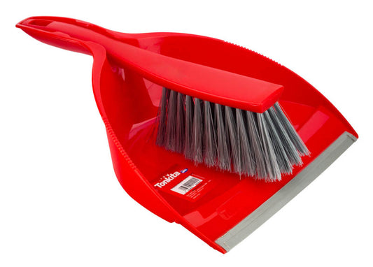 TONKITA LARGE DUSTPAN & BRUSH RED