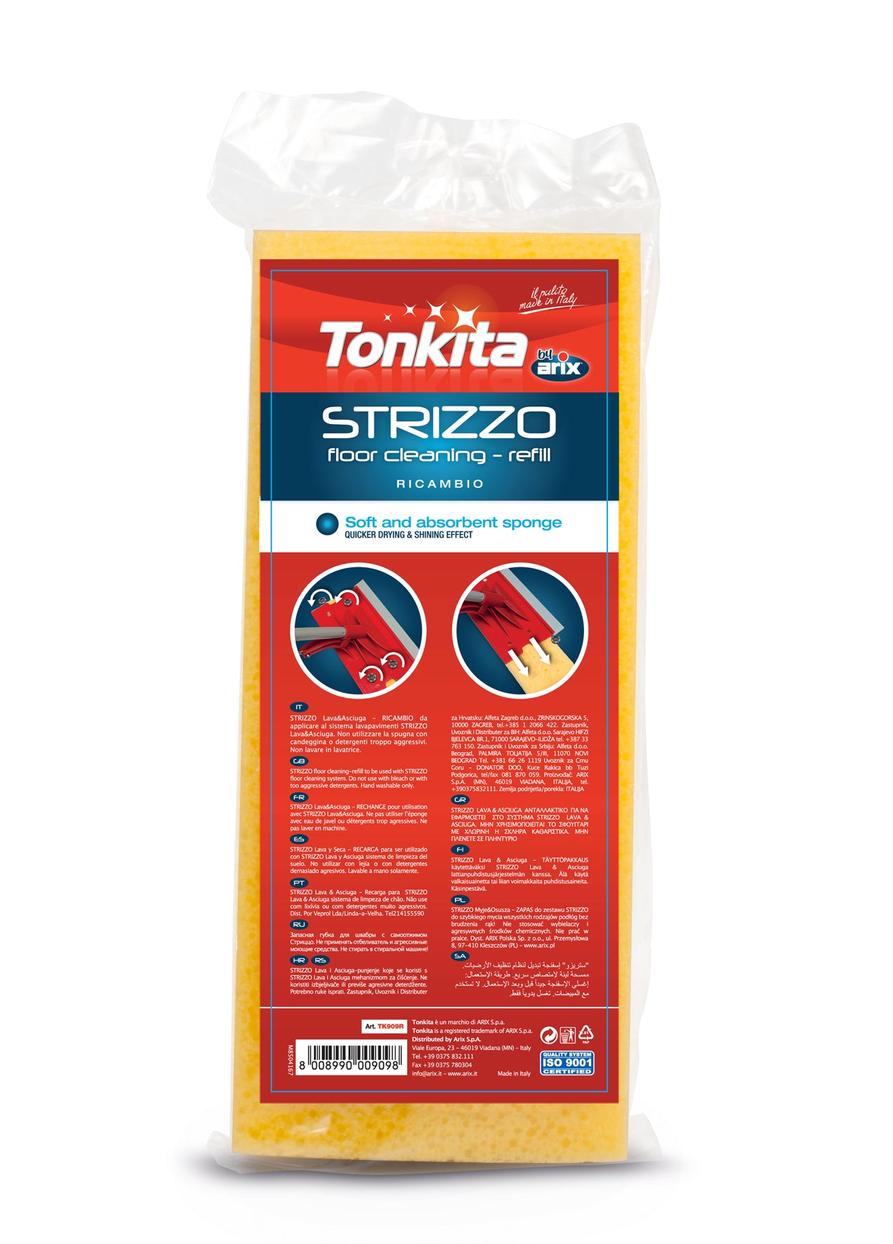 TK909R Tonkita Squeezy Mop Refill Head