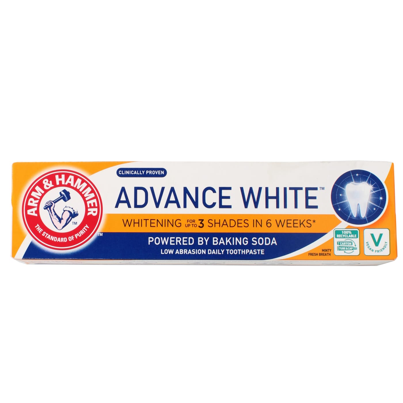 ARM&HAMMER 75ML TOOTH PASTE ADVANCE WHITE