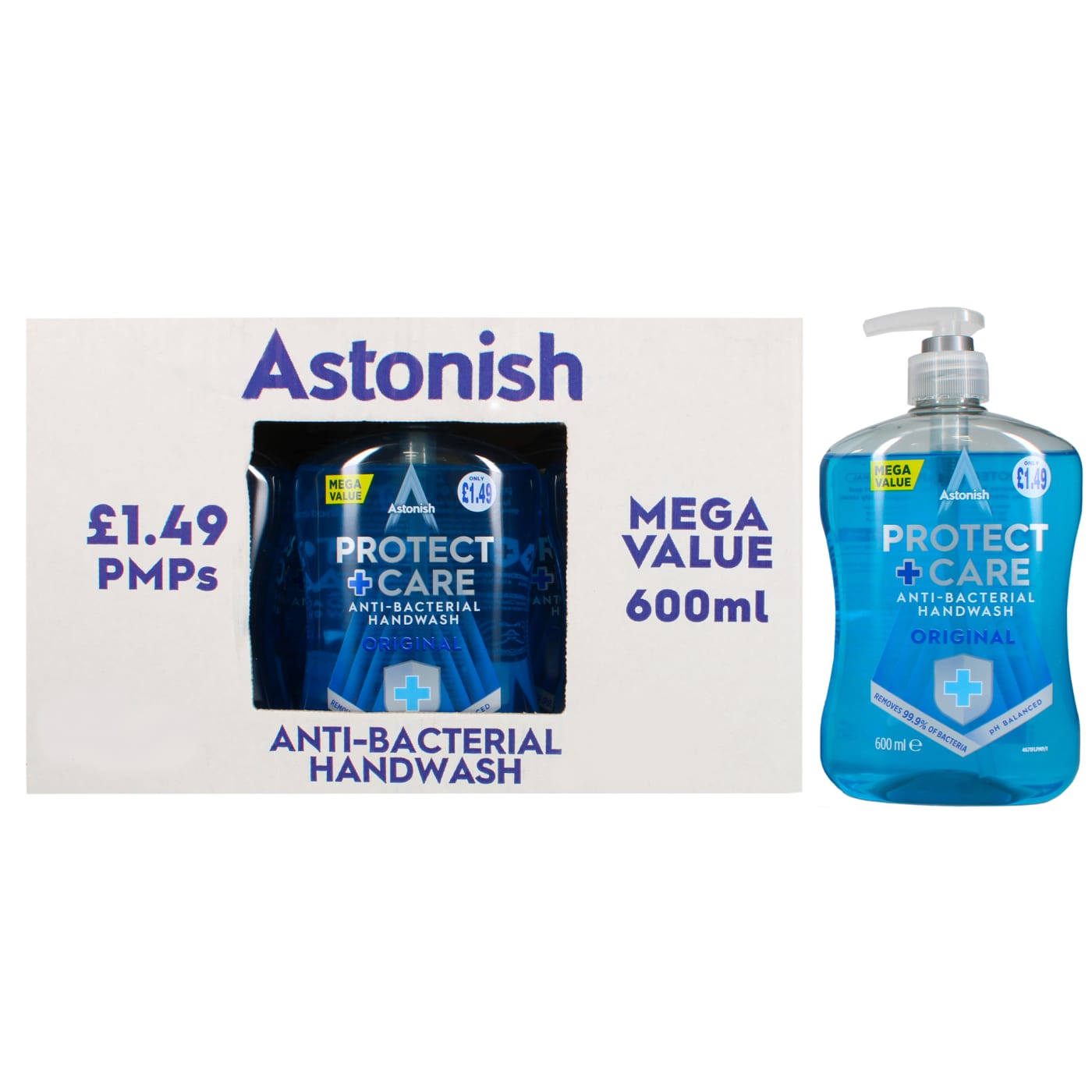 ASTONISH 600ML HANDWASH ORIGINAL £1.49