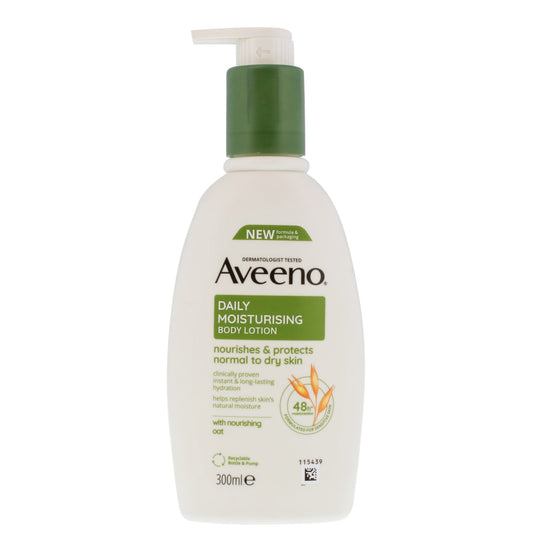 AVEENO 300ML DAILY MOIST BODY LOTION