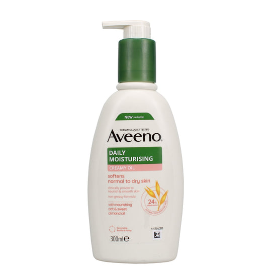 AVEENO 300ML DAILY MOIST CREAMY OIL