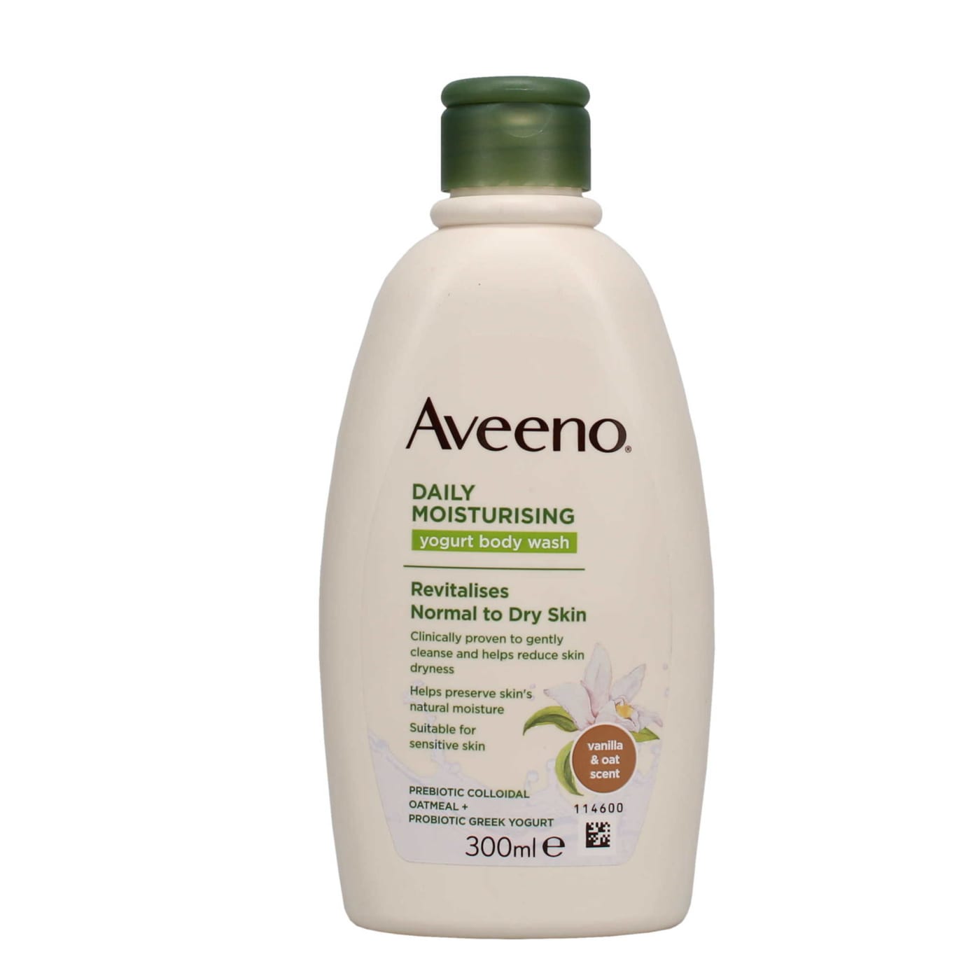 AVEENO 300ML BODYWASH VANILLA & OATS