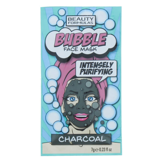 BEAUTY FORMULAS BUBBLE MASK CHARCOAL